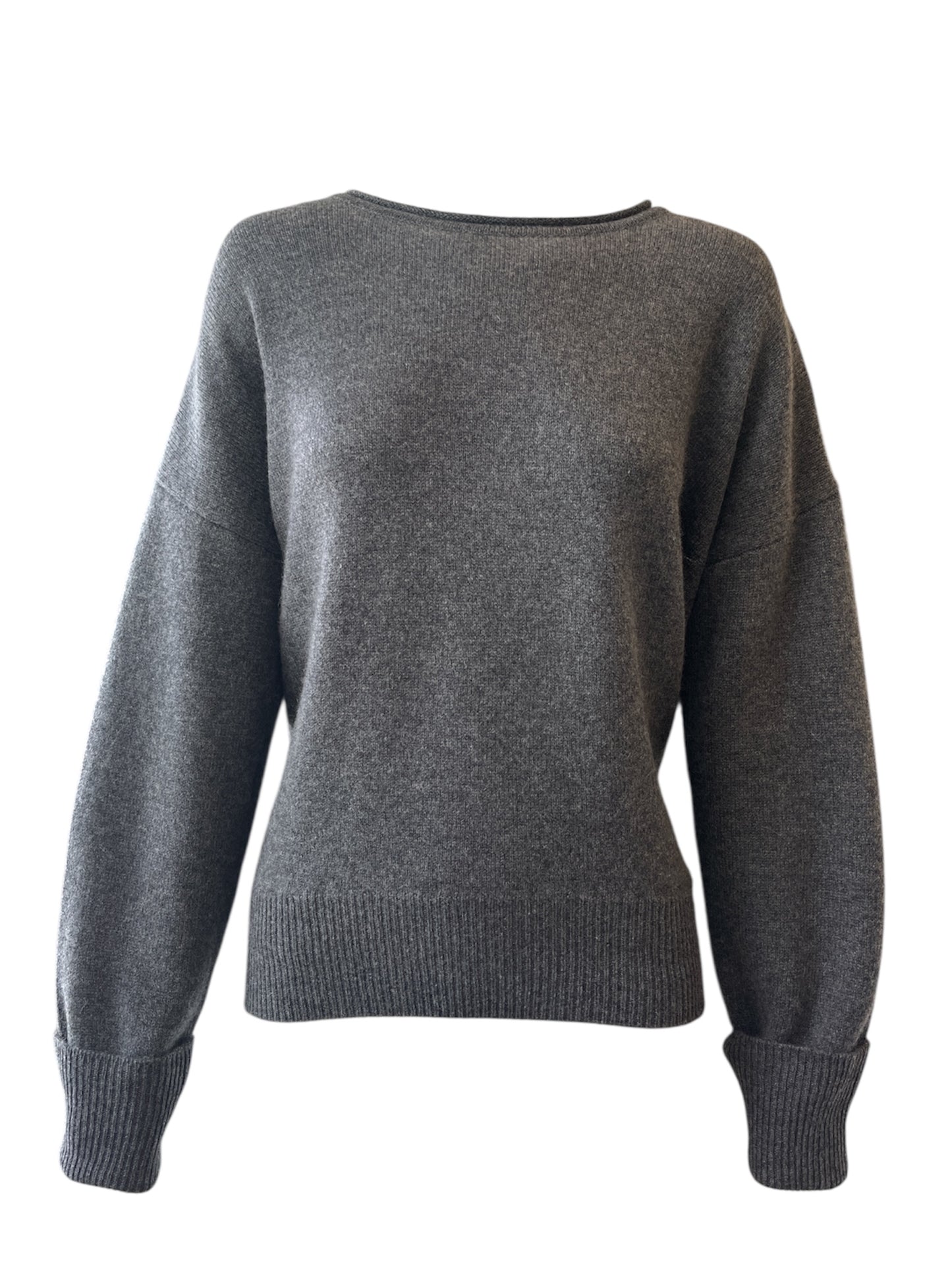 Cashmere Rolled Edged Jumper