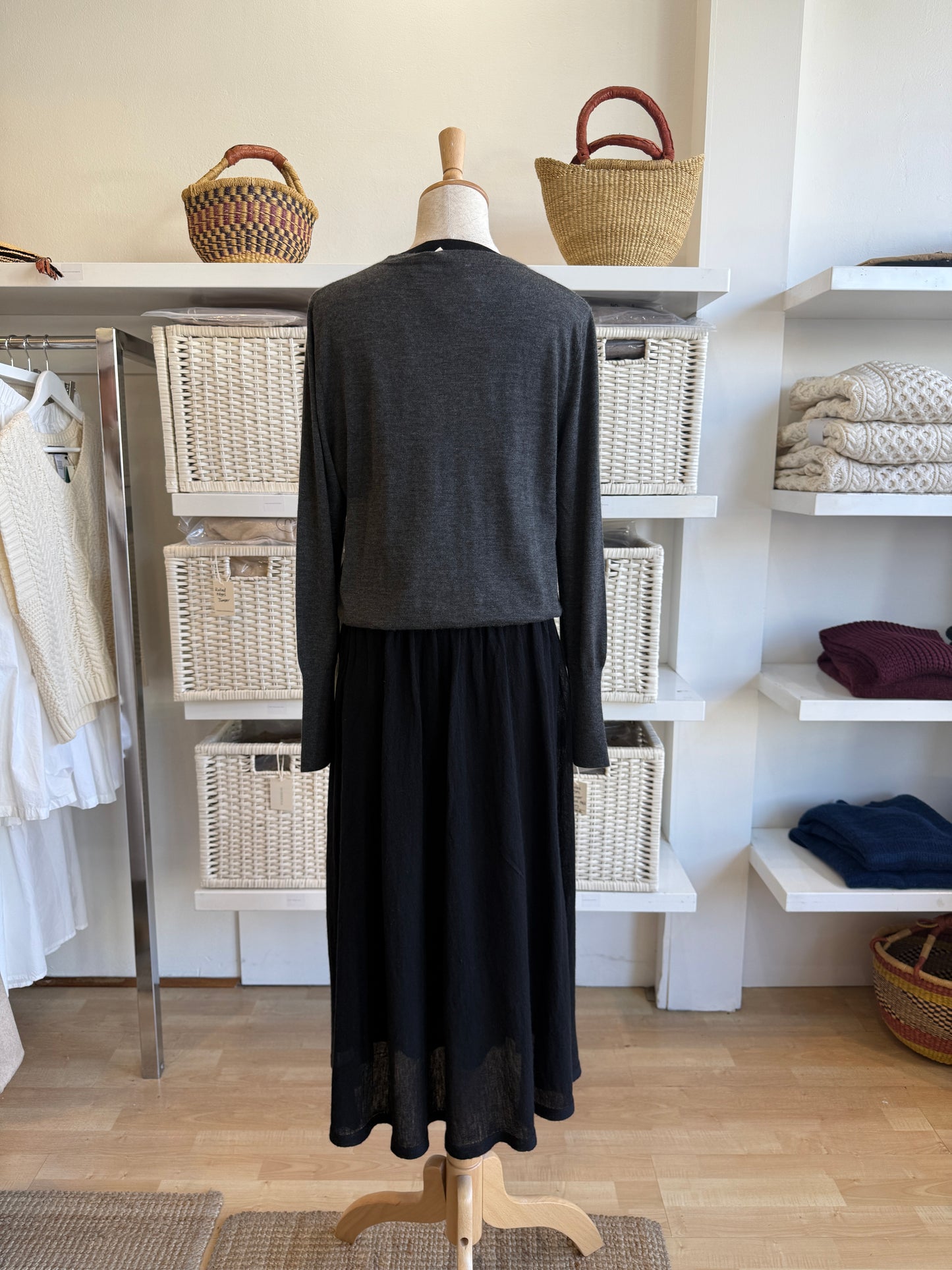 The Grace Skirt – Cashmere & Silk