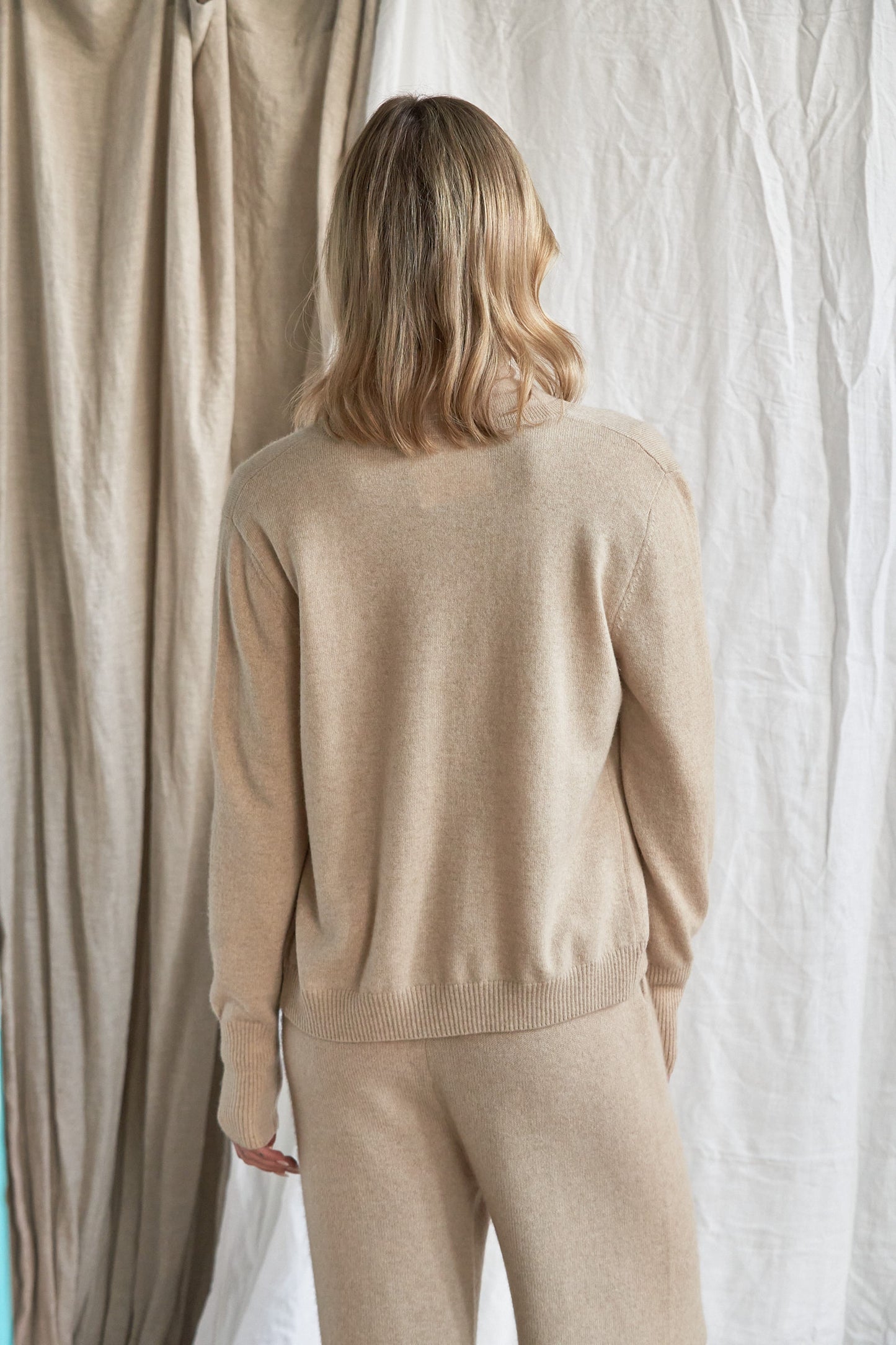 The Marais Cardigan – Oatmeal Cashmere