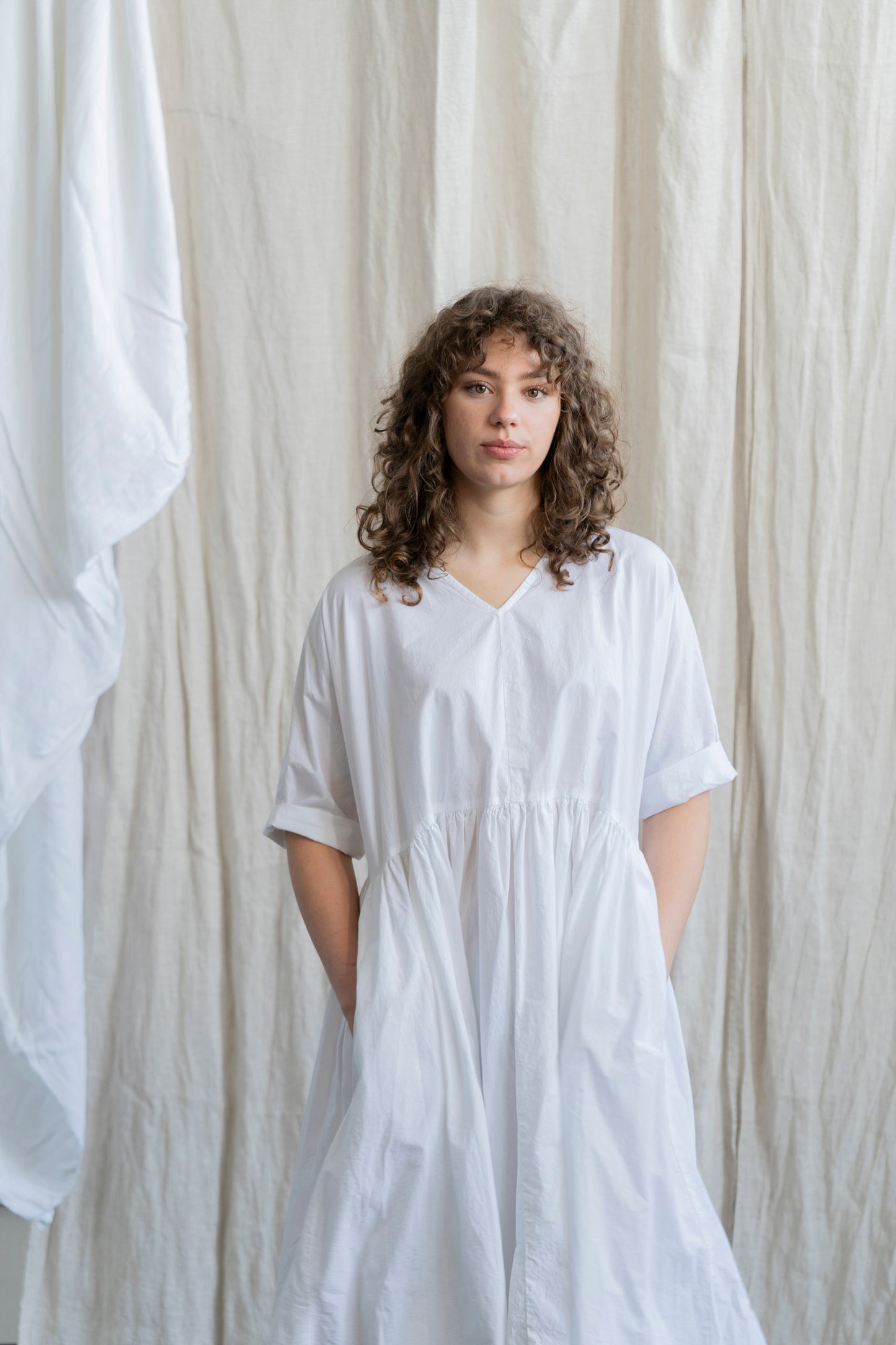 Florence Dress White