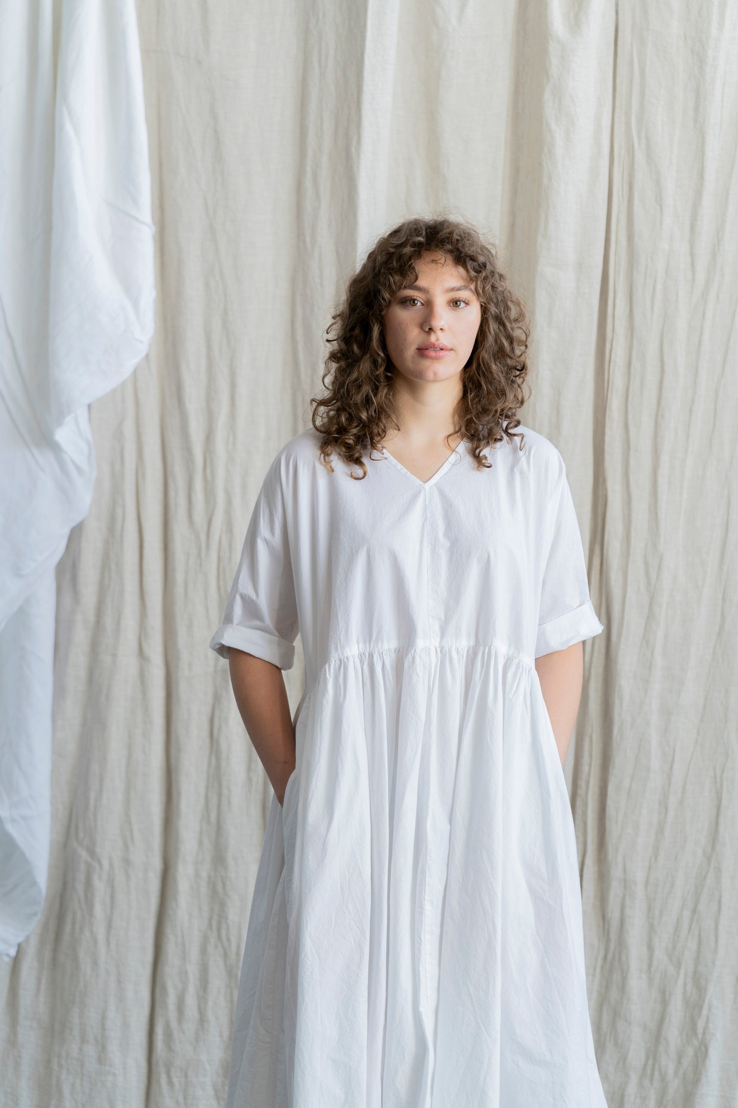Florence Dress White