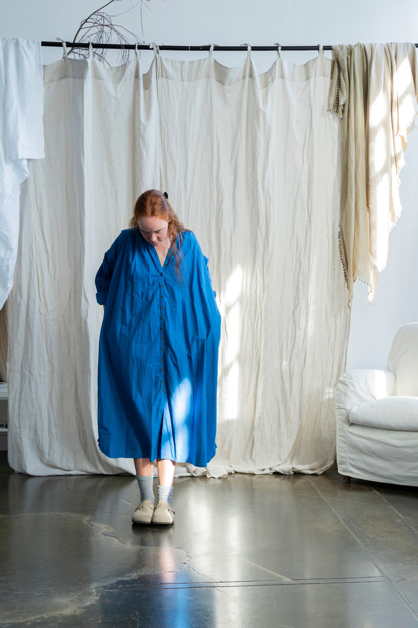 Taj Dress Blue