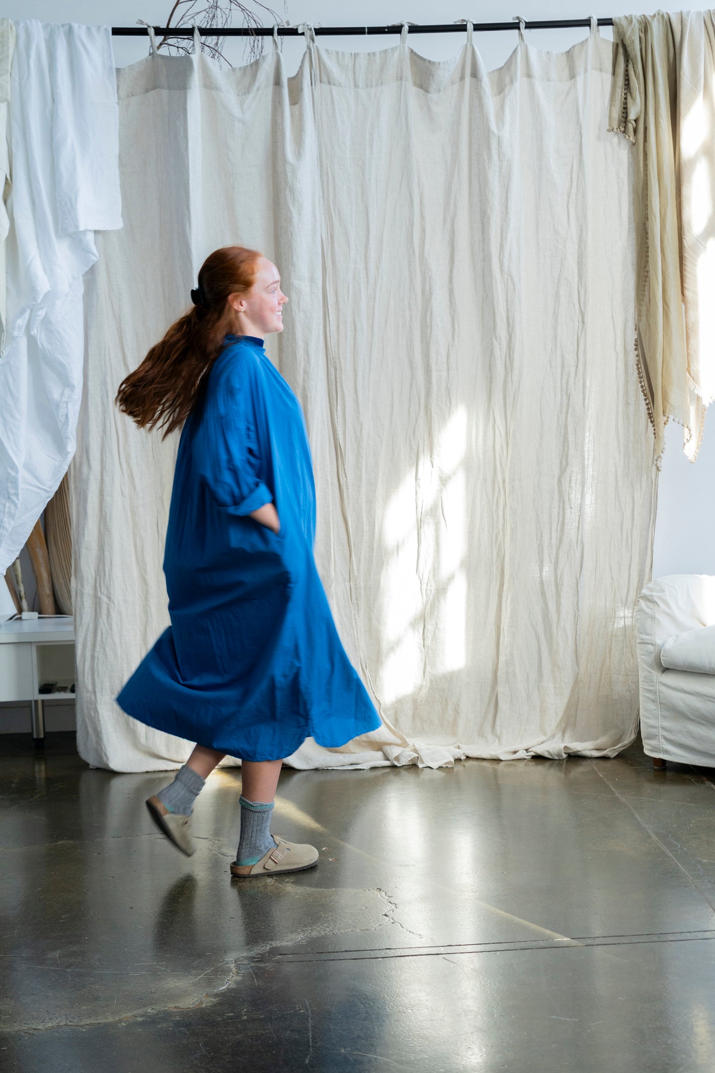 Taj Dress Blue