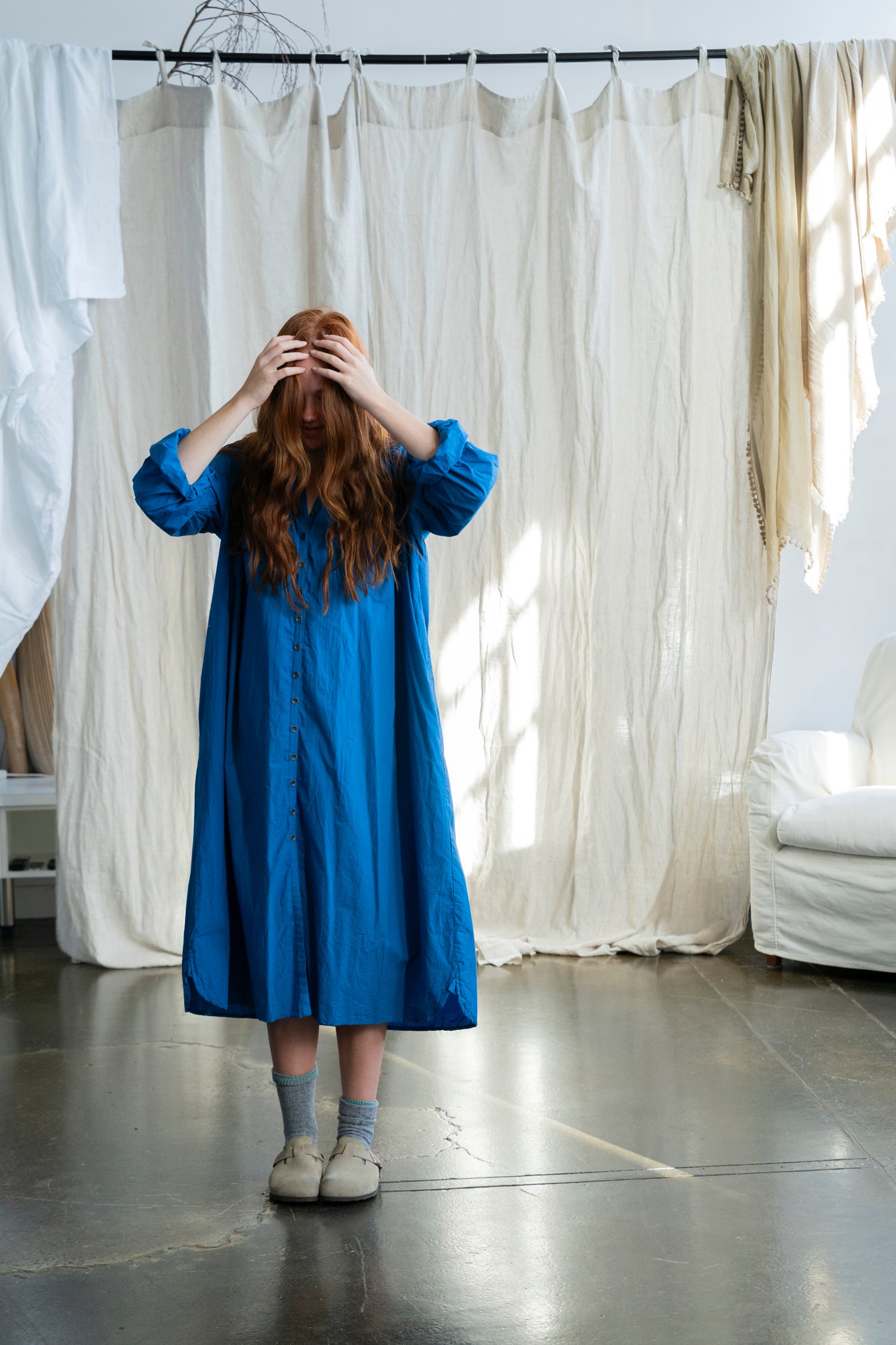 Taj Dress Blue
