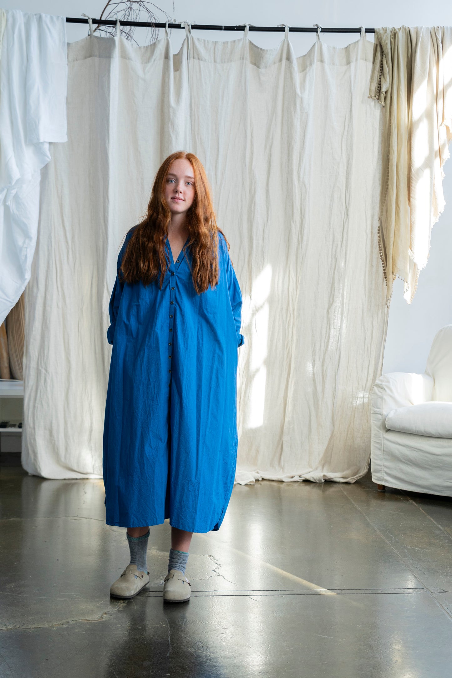Taj Dress Blue