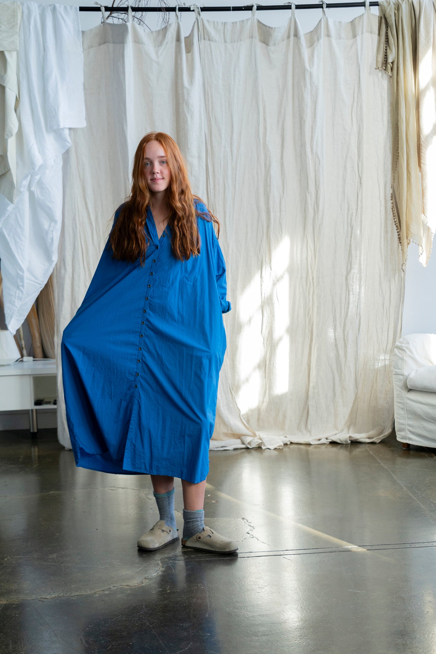 Taj Dress Blue
