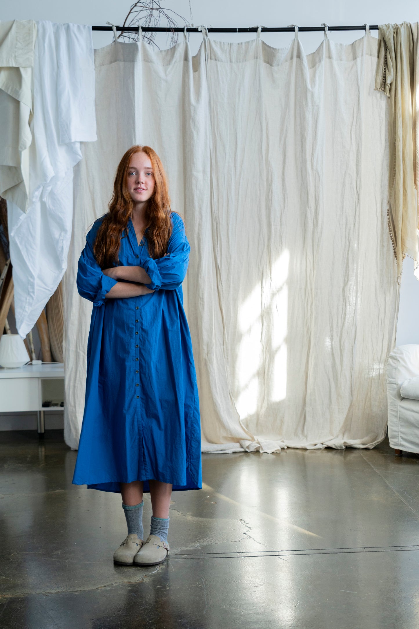 Taj Dress Blue