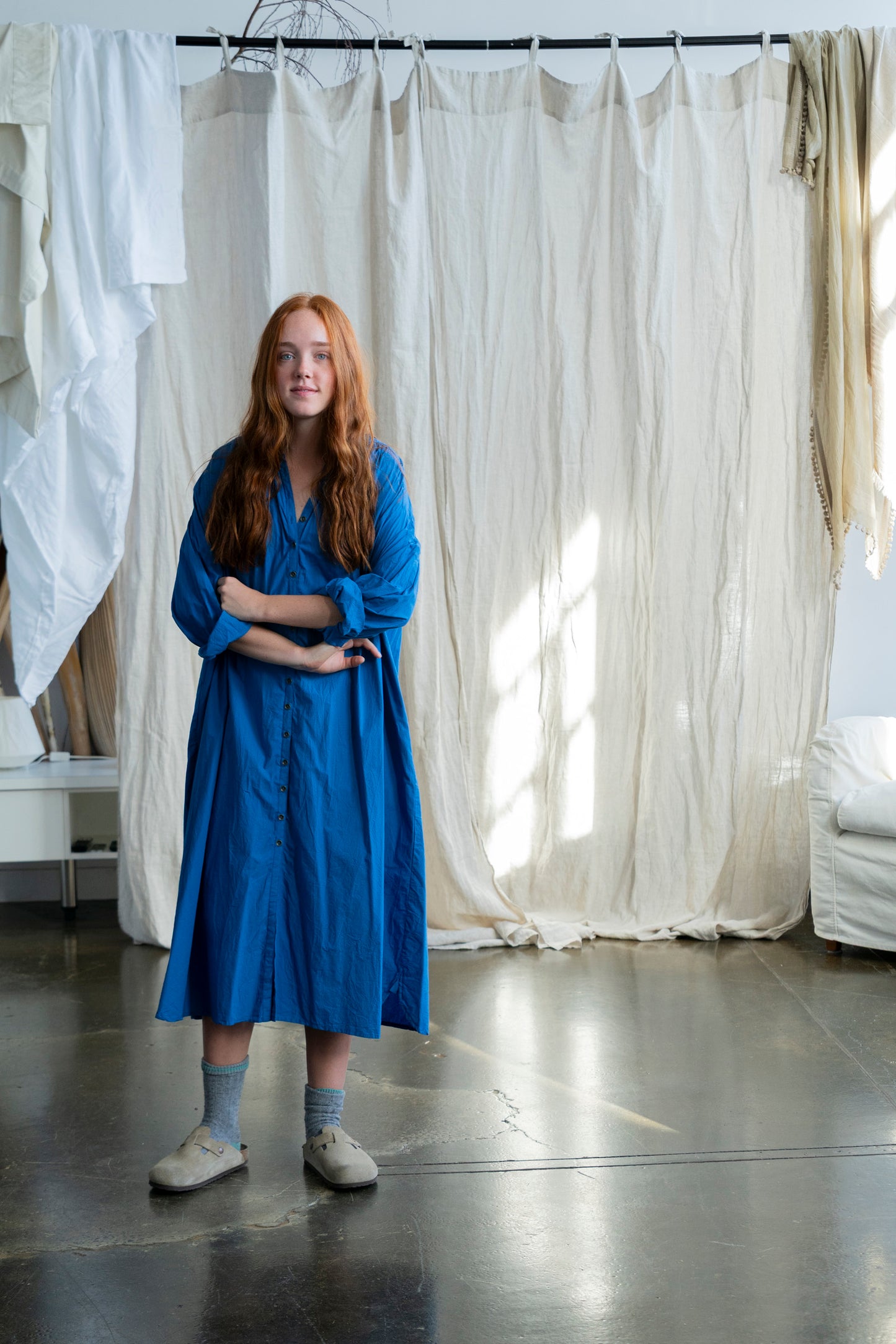 Taj Dress Blue