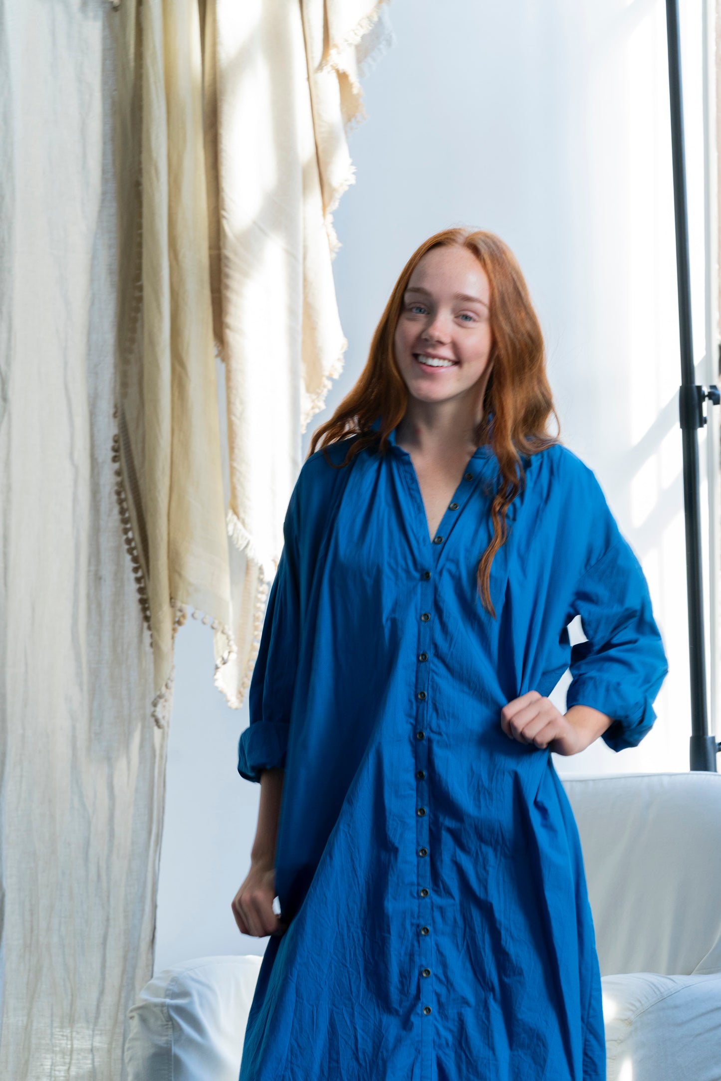 Taj Dress Blue