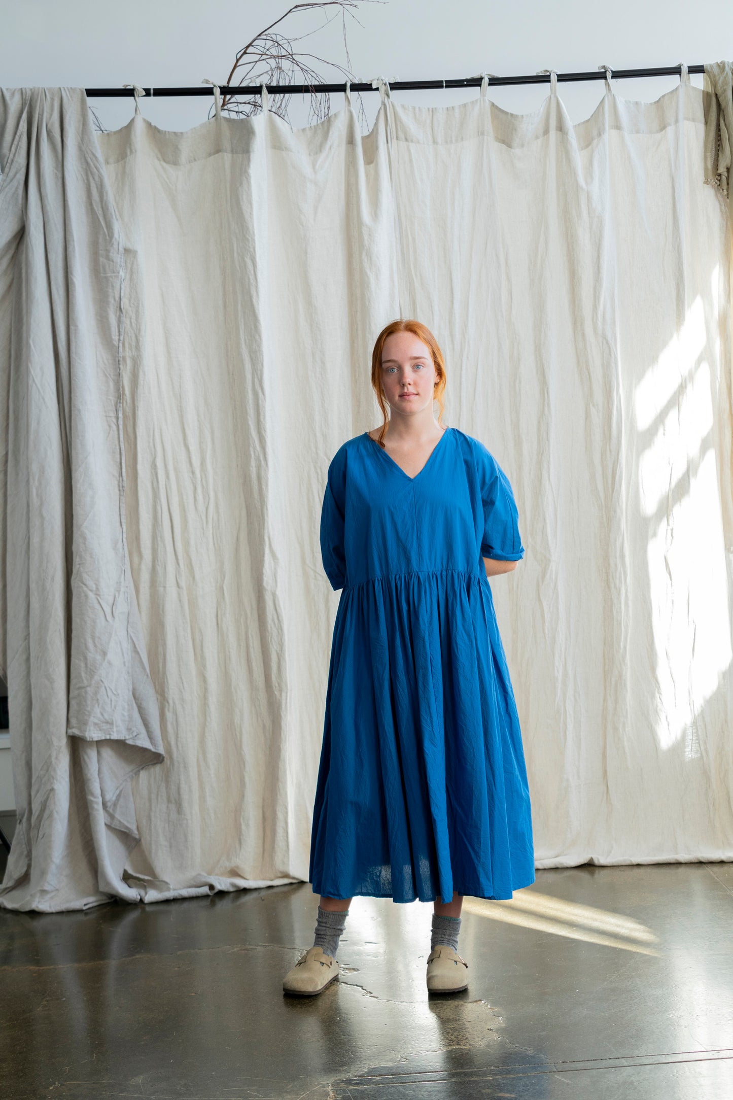 Florence Dress Blue