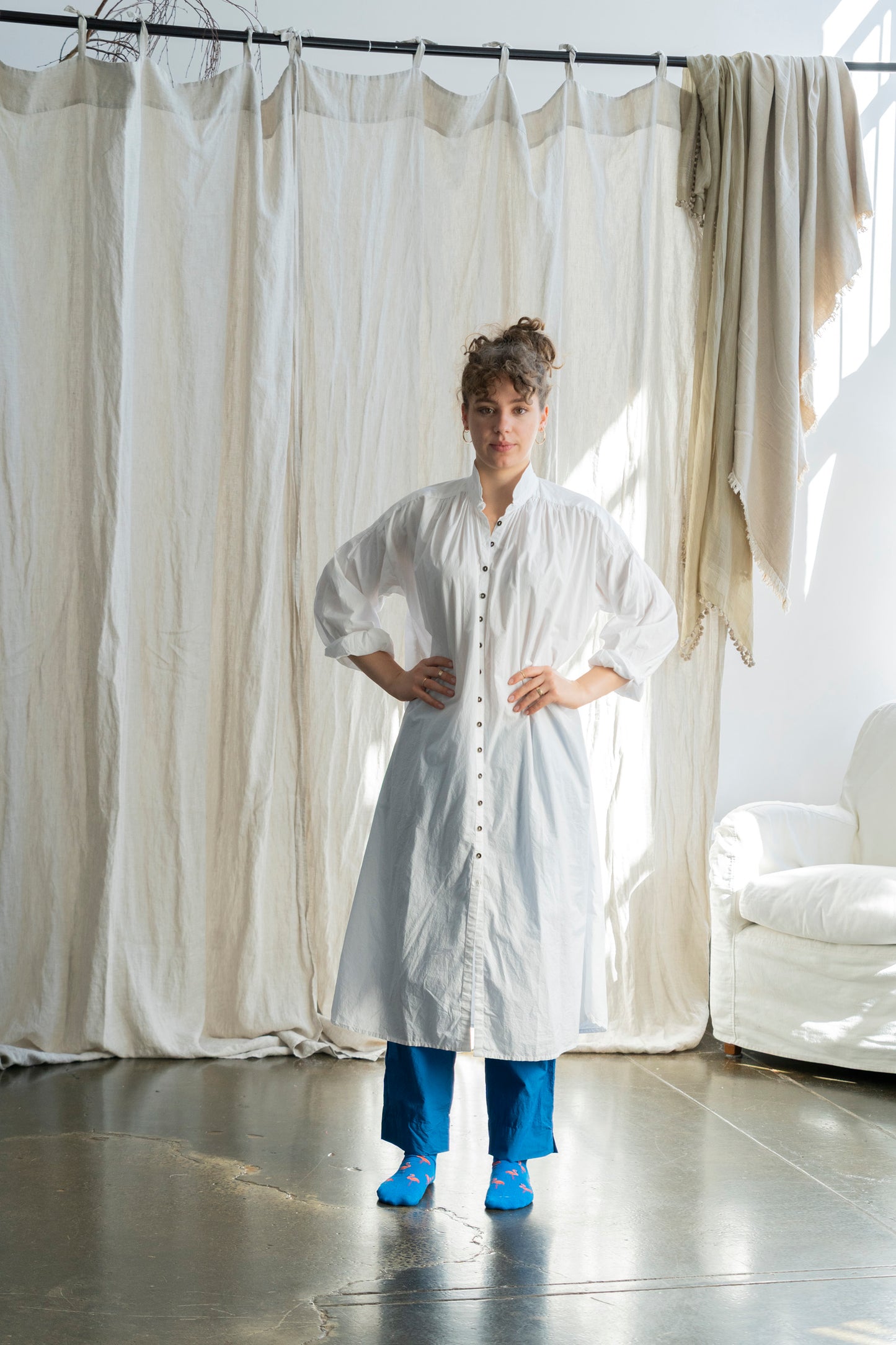 Taj Dress White