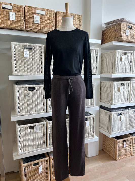 Cashmere Straight Leg Pants
