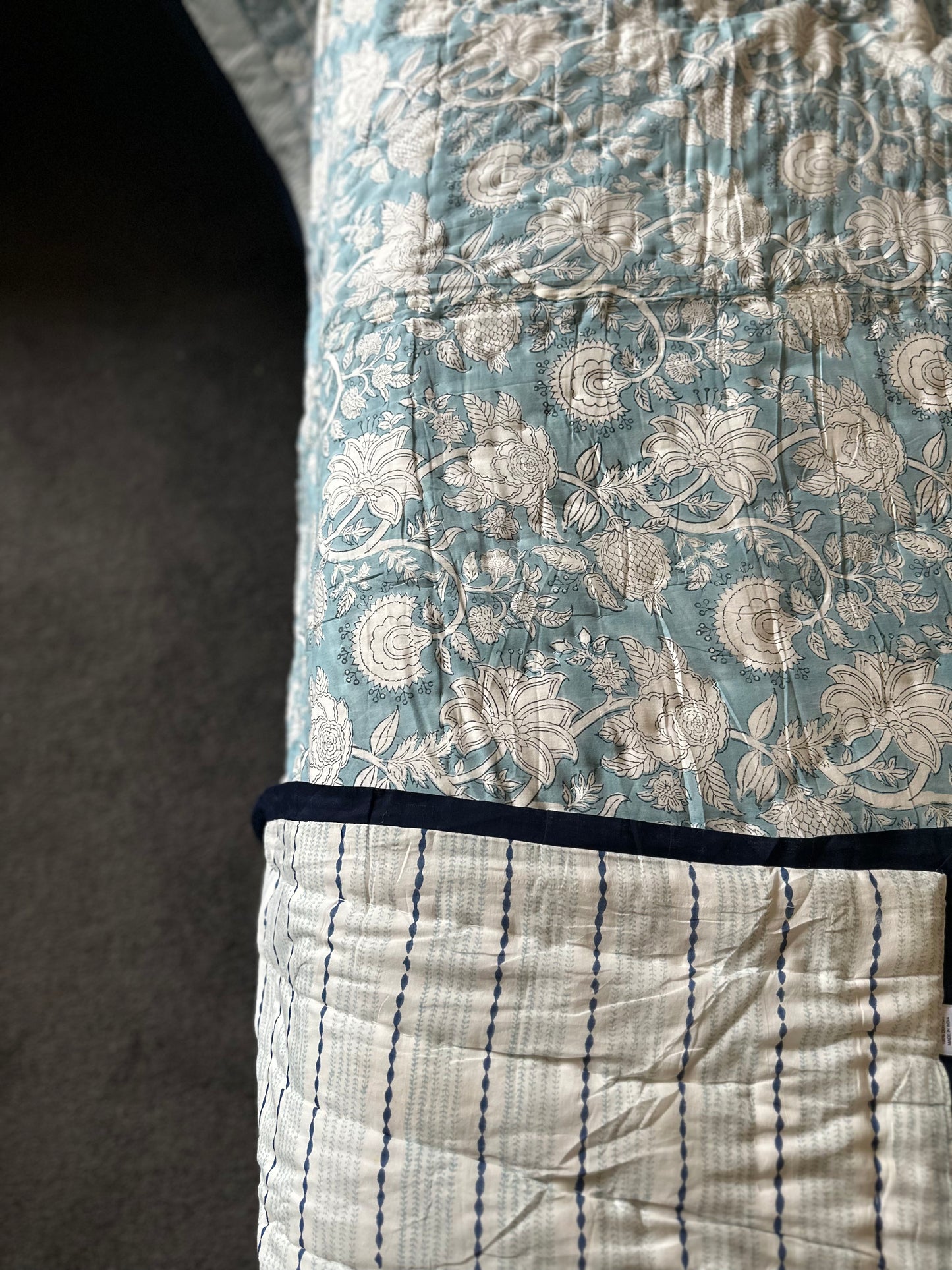 Block Printed Quilts - Queen Sized