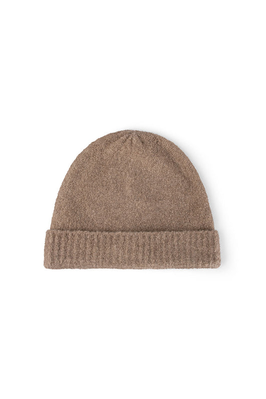 Cashmere Bouclé Knit Beanie