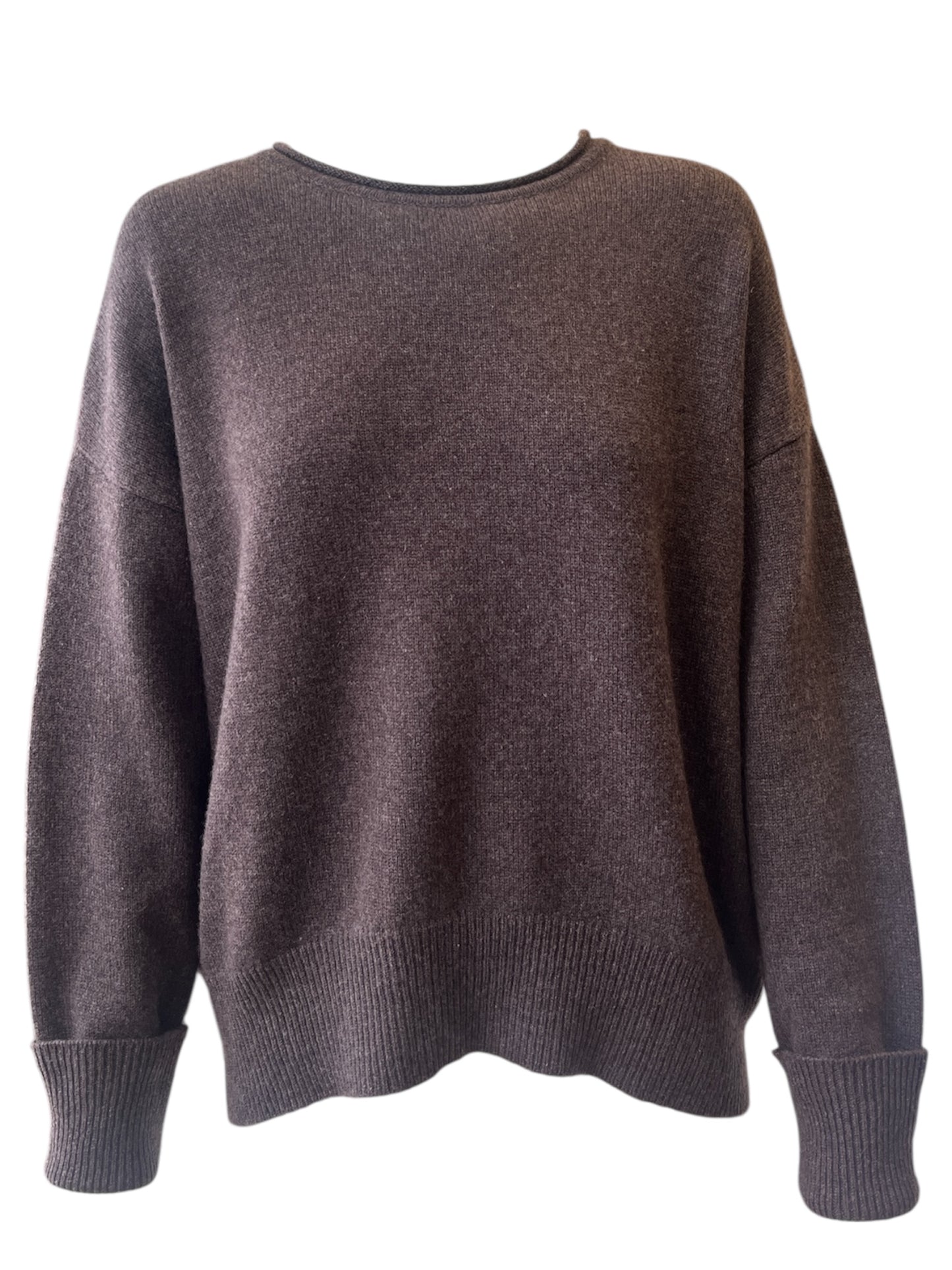 Cashmere Rolled Edge Jumper