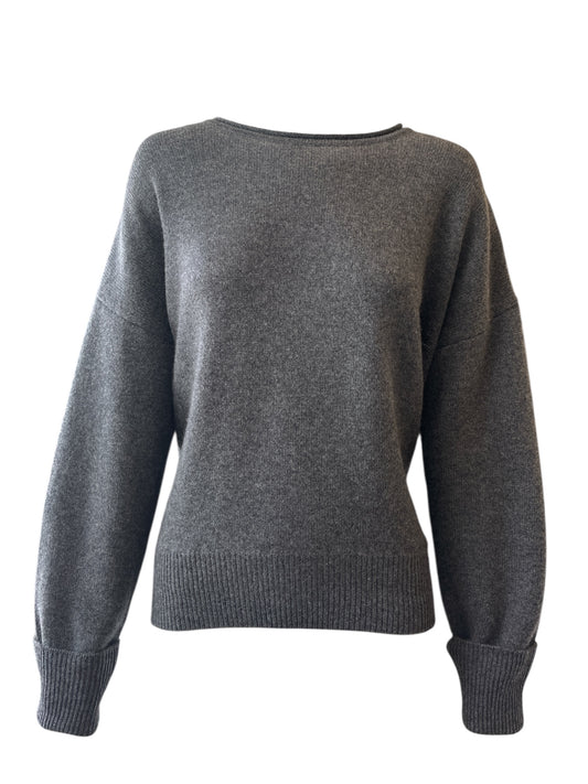 Cashmere Rolled Edged Jumper