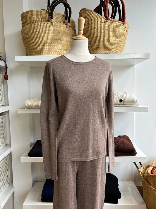 Raw Edge Jumper - Cotton Cashmere