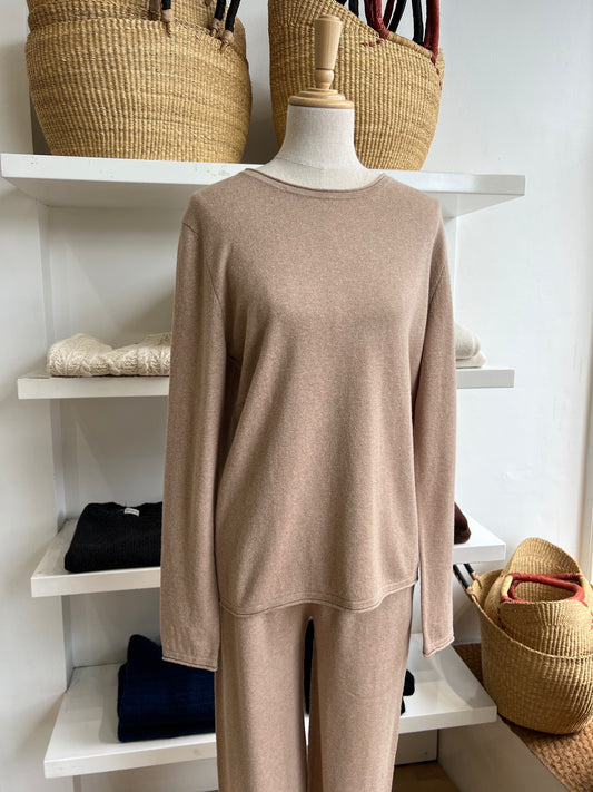 Raw Edge Jumper - Cotton Cashmere