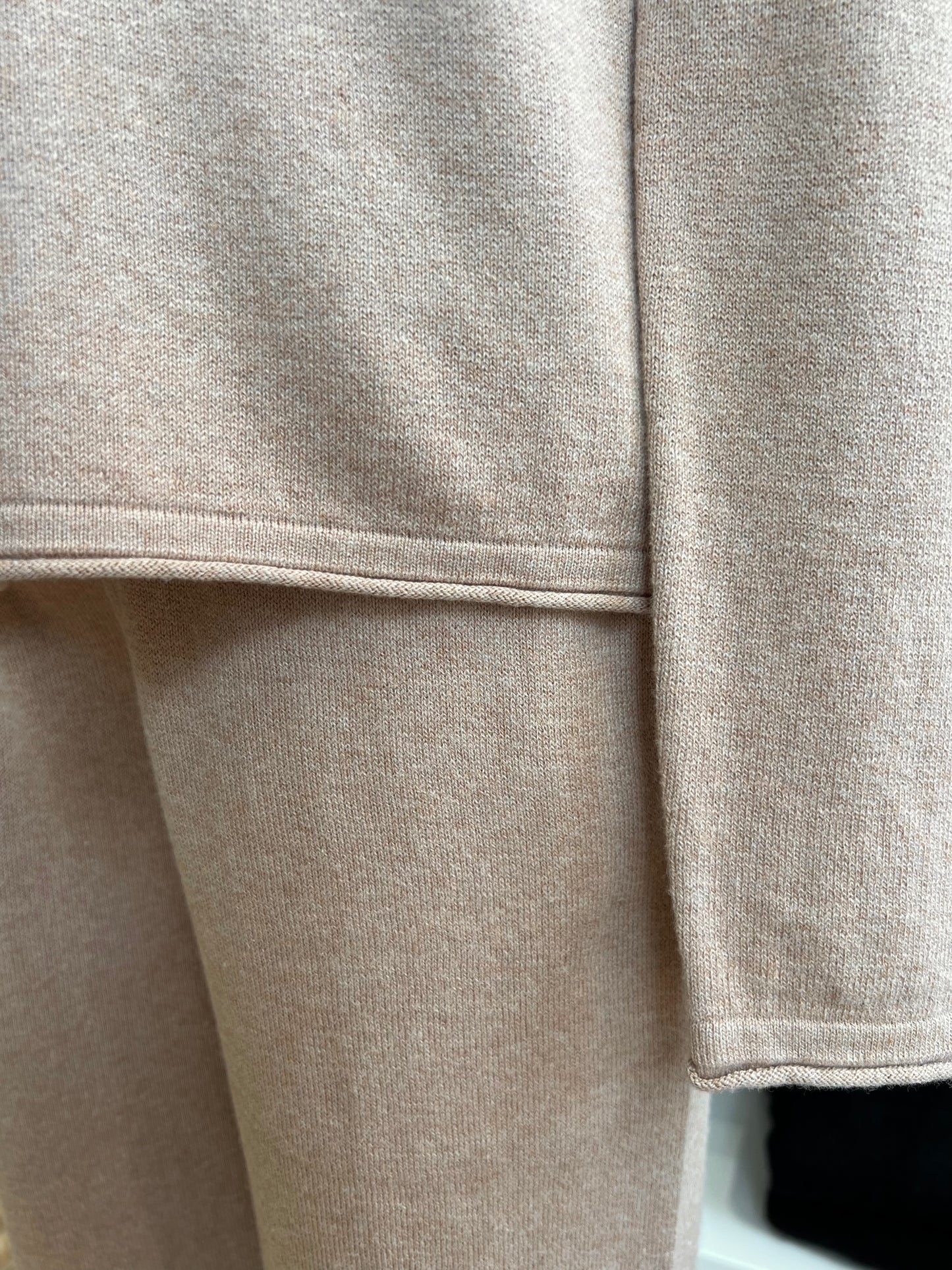 Raw Edge Jumper - Cotton Cashmere