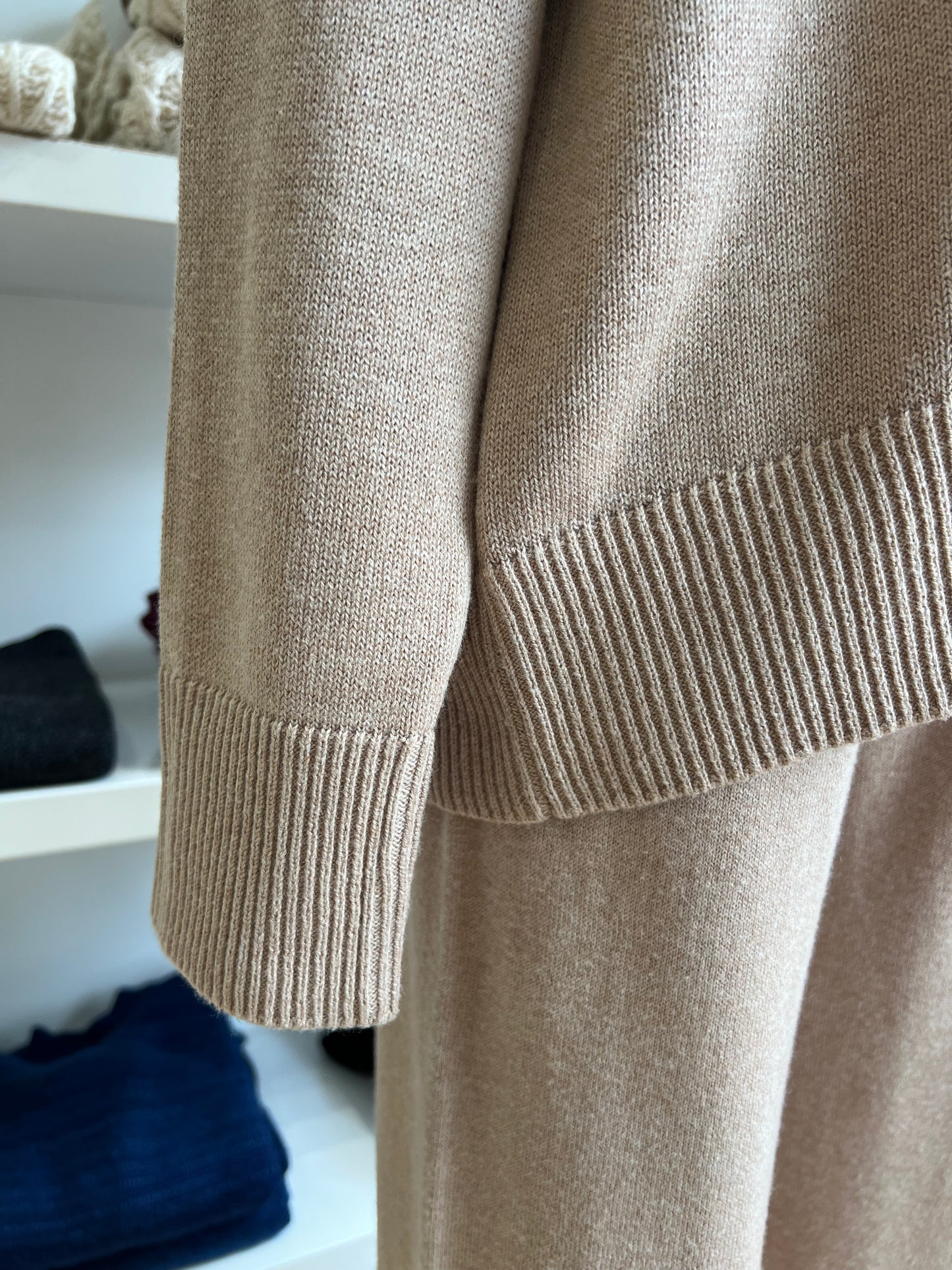 Ribbed Jumper - Cotton Cashmere