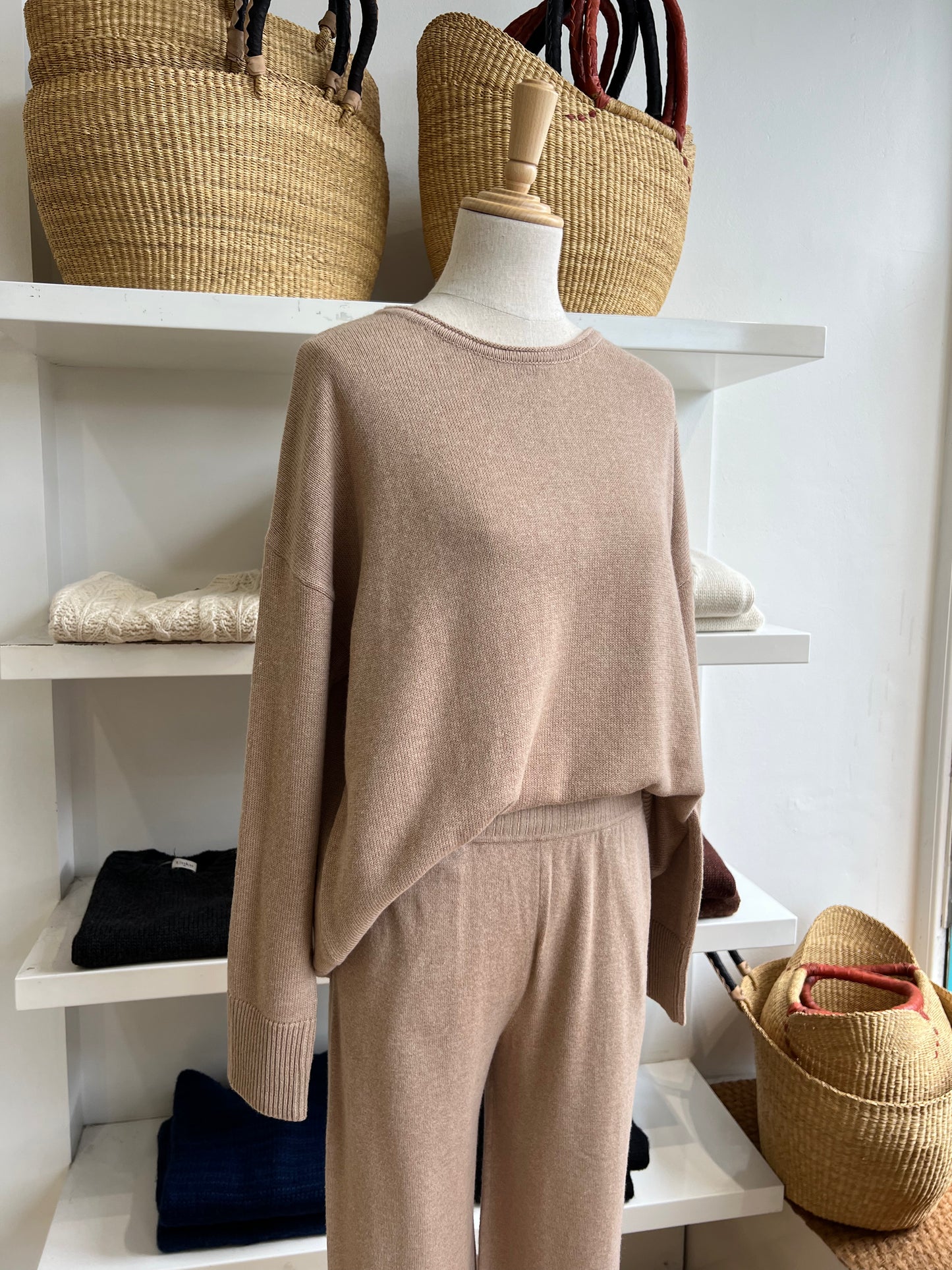 Ribbed Jumper - Cotton Cashmere
