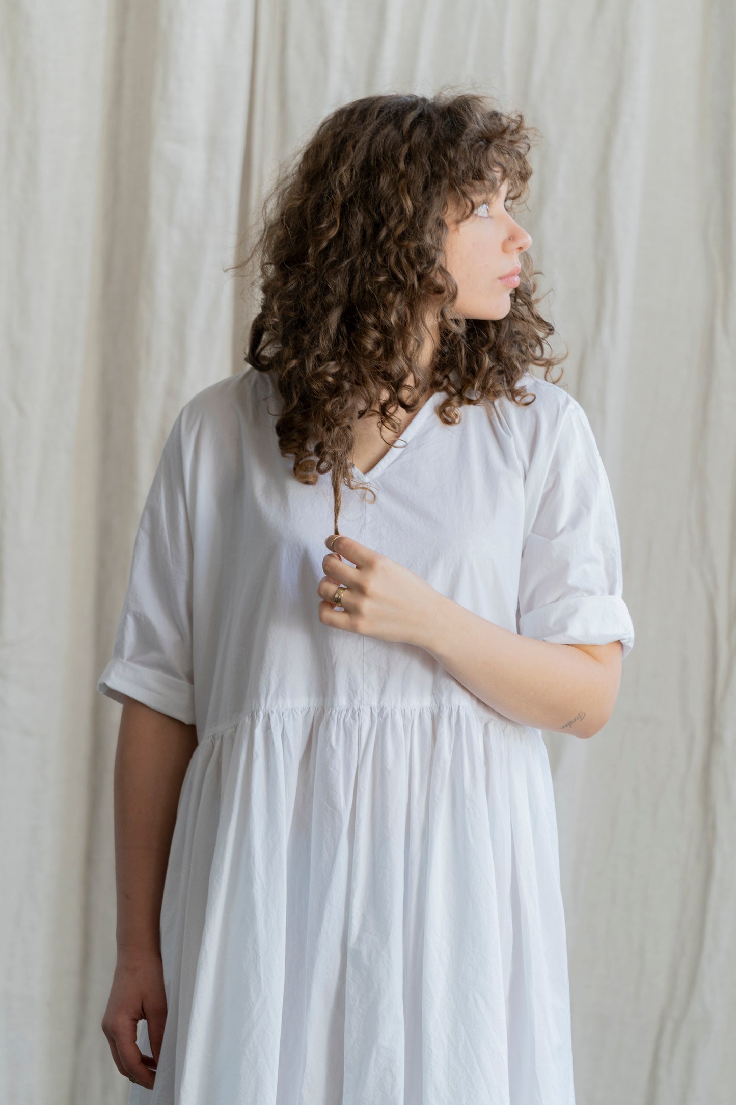 Florence Dress White