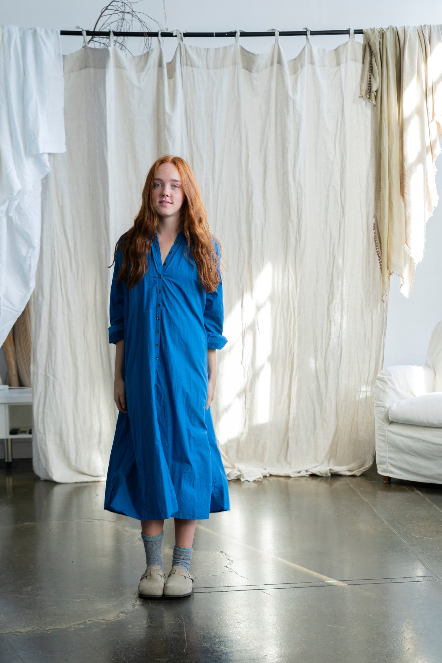 Taj Dress Blue