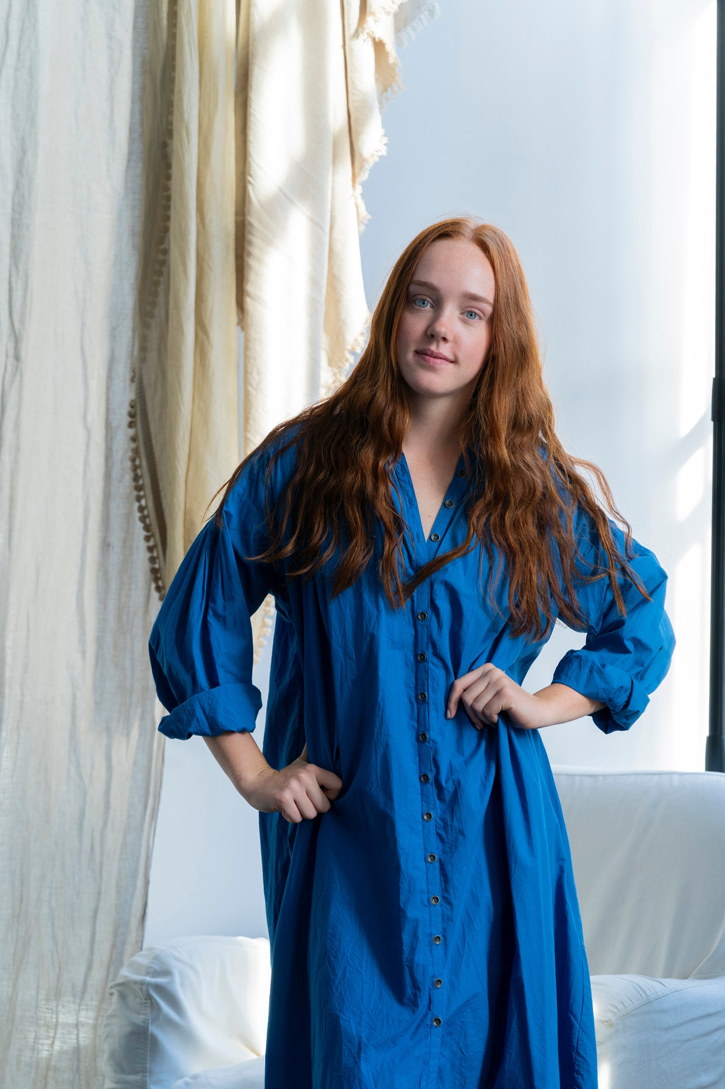 Taj Dress Blue