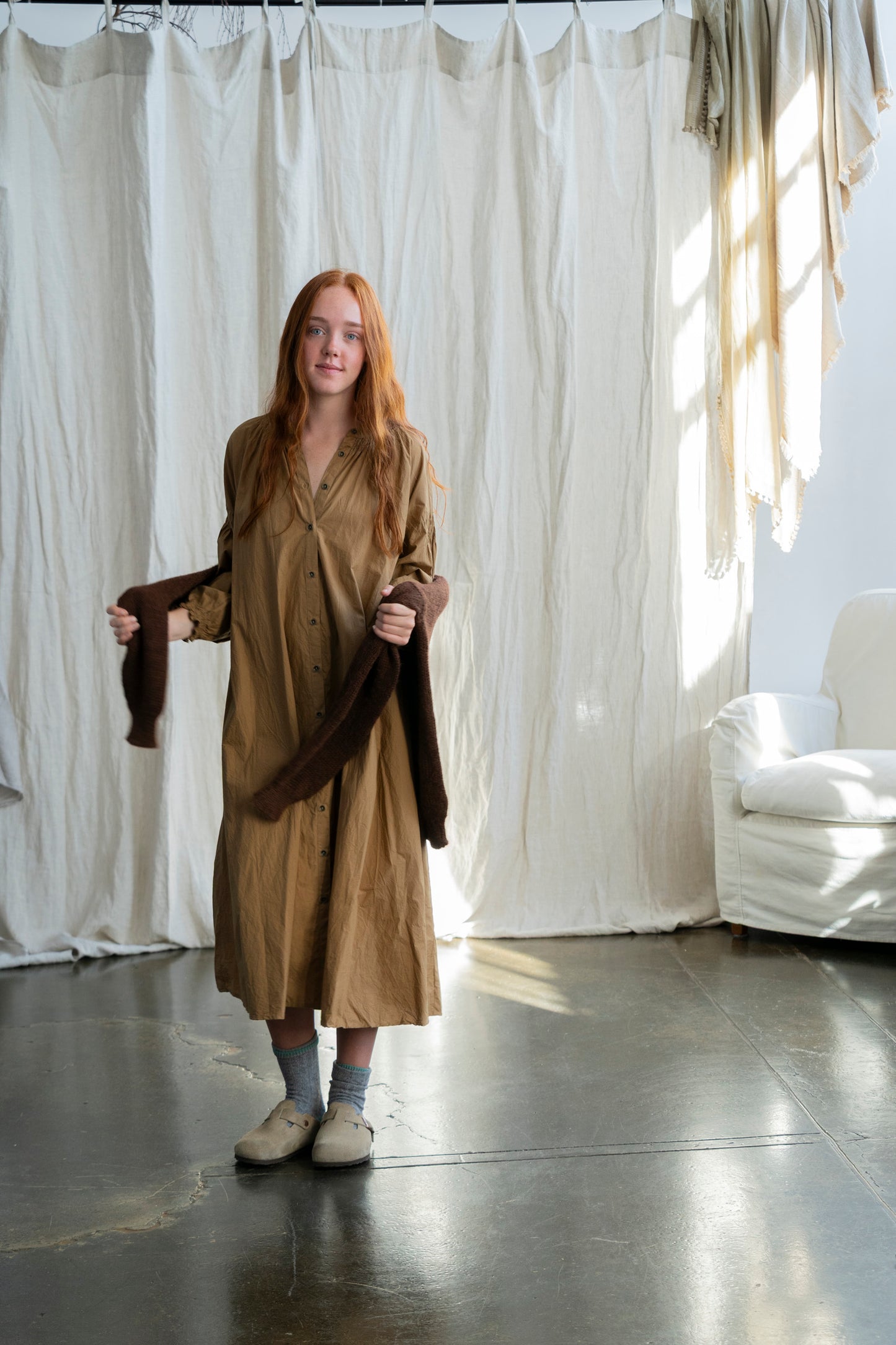 Sophiya Dress Ochre