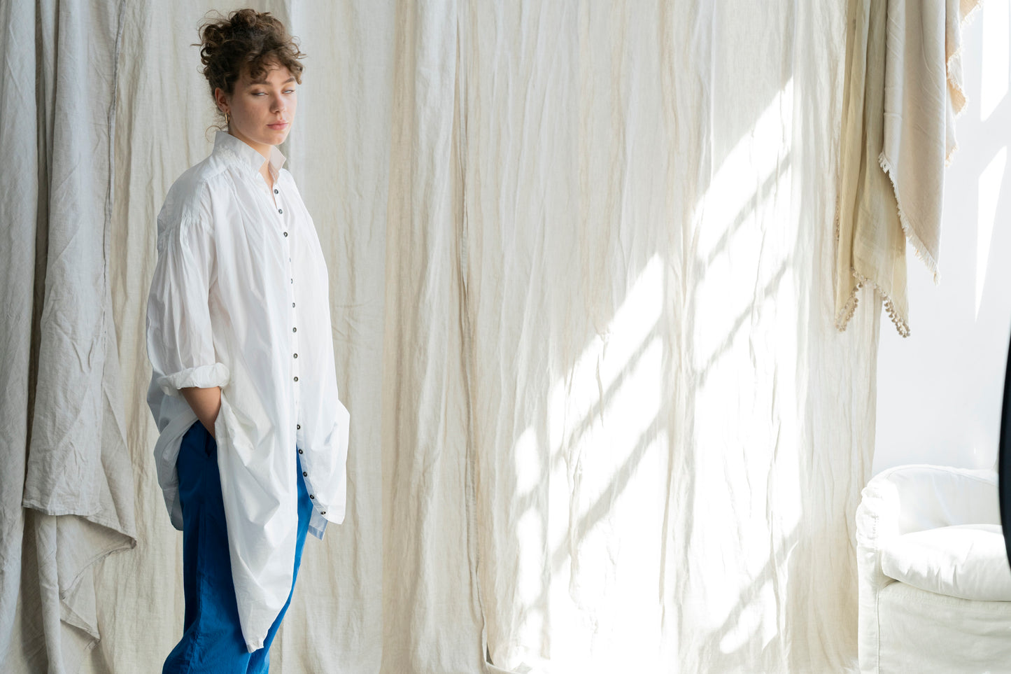 Taj Dress White